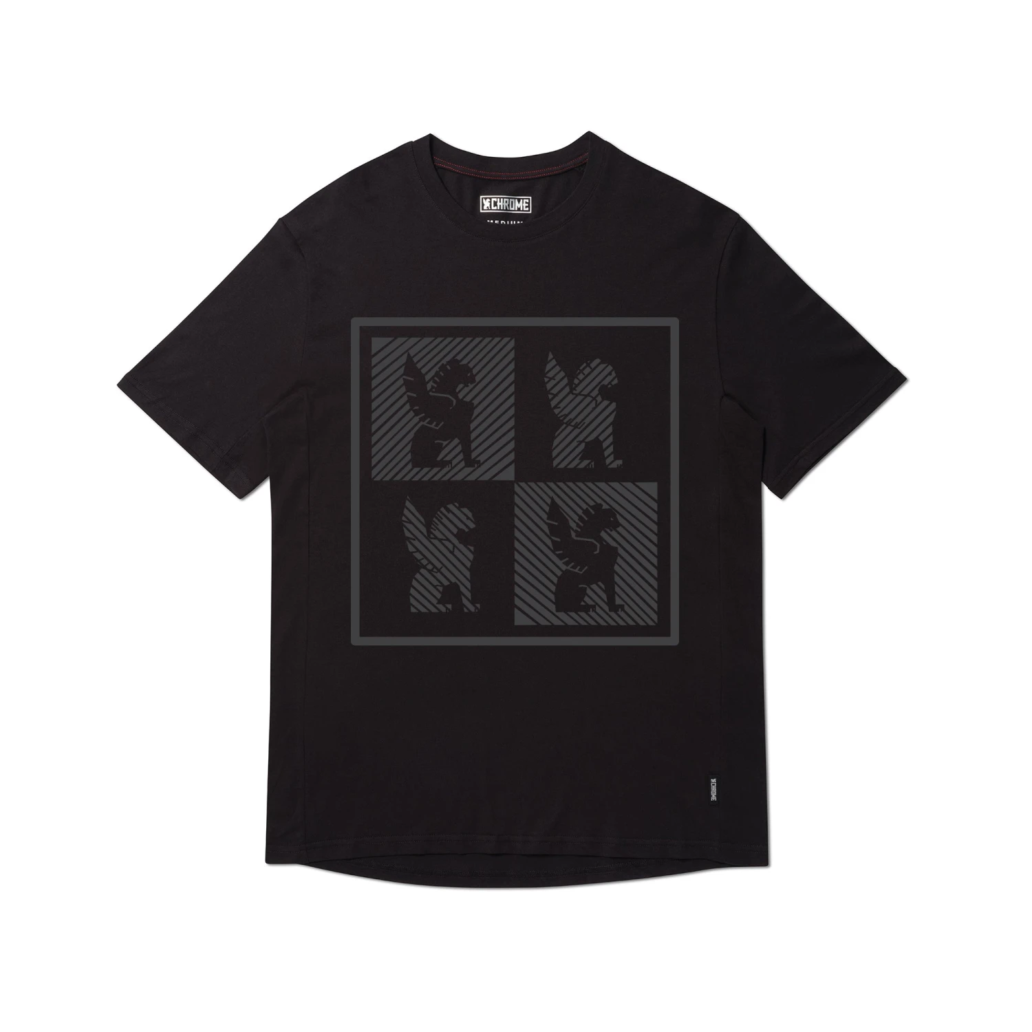 Chrome Checkerboard Logo Tee SS 1 Chrome Checkerboard Logo Tee SS