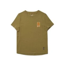 Chicken In A Biscuit Short Sleeve Tee Women's Fit -Chrome Industries Outlet Store PREMIUM SS TEE W OLIVE BRANCH FRONT 1293