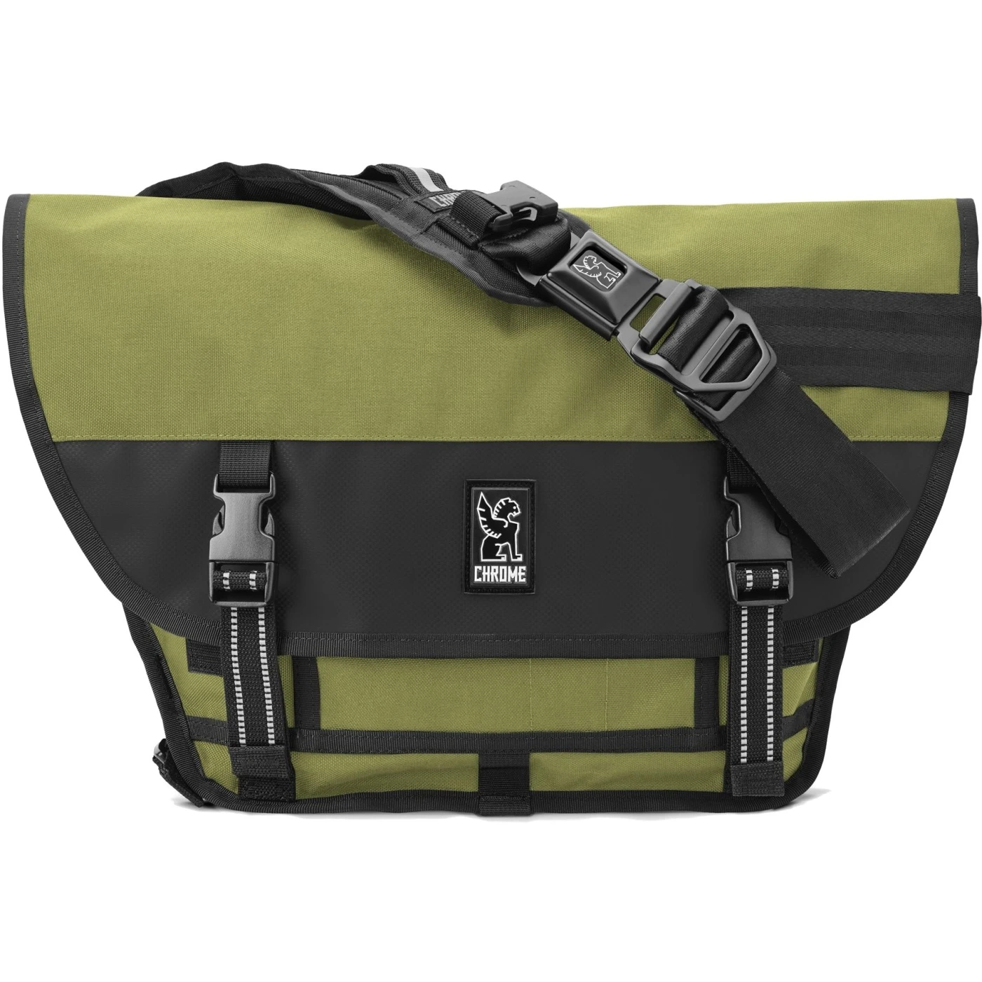 CHROME Mini Metro Messenger Bag - 20.5 L - Olive Branch 2 CHROME Mini Metro Messenger Bag - 20.5 L - Olive Branch - Image 2