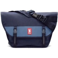 CHROME Mini Metro Messenger Bag - 20.5 L - Navy Tritone -Chrome Industries Outlet Store bg 001 nvtr mini metro messenger bag navy tritone 4 1434628