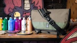 CHROME Buran III Laptop Messenger Bag - 24L - Fog -Chrome Industries Outlet Store bg 323 olbr buran iii laptop messenger bag olive branch 6 1342256