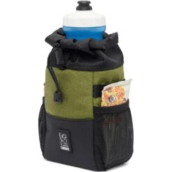 CHROME Doubletrack Feed Bag For Bar, Stem, Belt - Olive Branch -Chrome Industries Outlet Store bg 327 olbr doubletrack feed bag lenkertasche olive branch 4 1235551