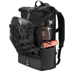 CHROME Barrage Cargo - Backpack - 18-22 L - Black -Chrome Industries Outlet Store chrome barrage cargo rucksack bg 163 blk 3 1548446
