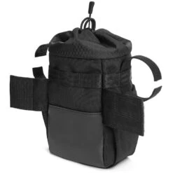 CHROME Doubletrack Feed Bag For Bar, Stem, Belt - Black -Chrome Industries Outlet Store chrome industries doubletrack feed bag black1 04 980517