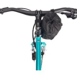 CHROME Doubletrack Feed Bag For Bar, Stem, Belt - Black -Chrome Industries Outlet Store chrome industries doubletrack feed bag black1 05 980518